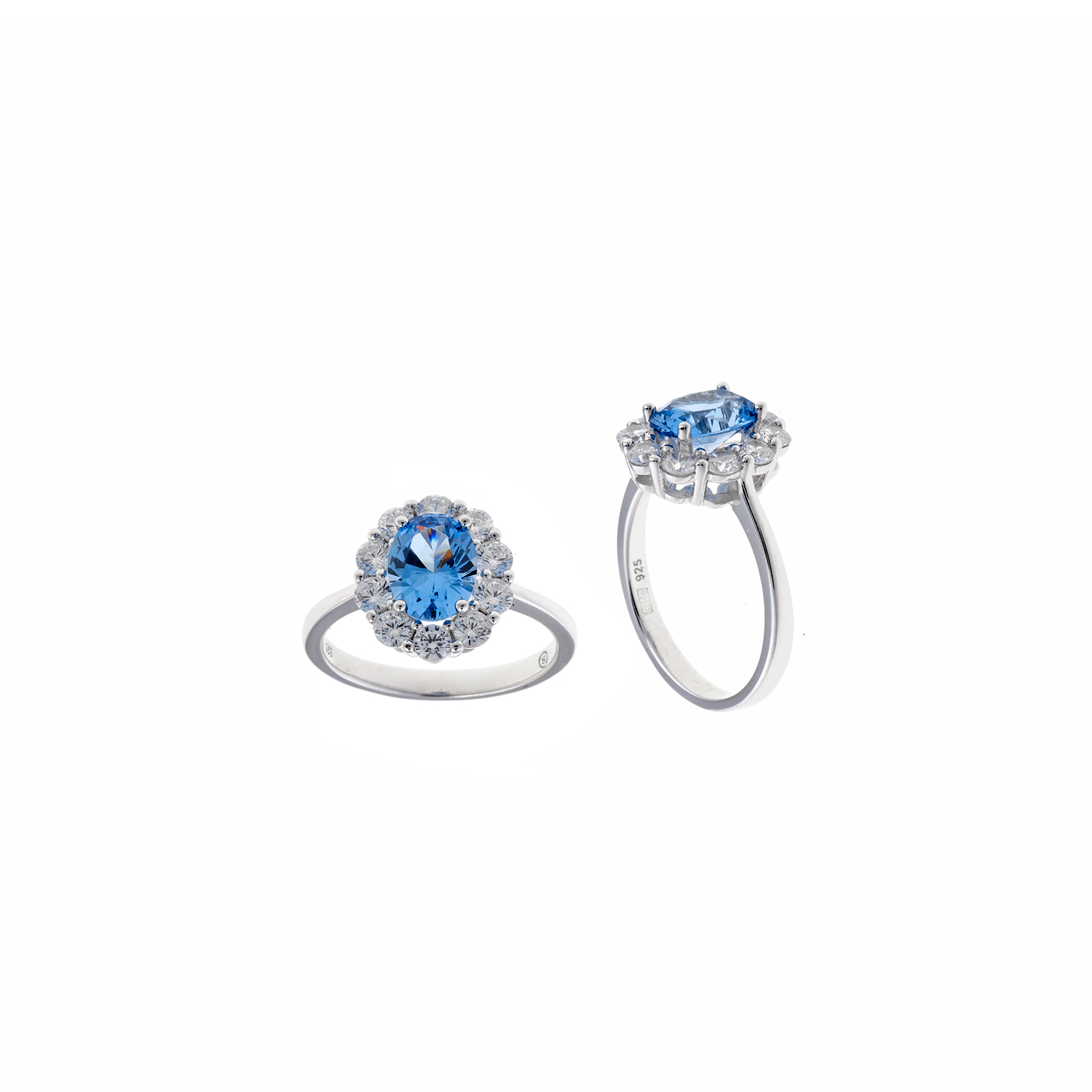 Conjunto De Anillos De Boda Juego De Anillos Solitarios - España